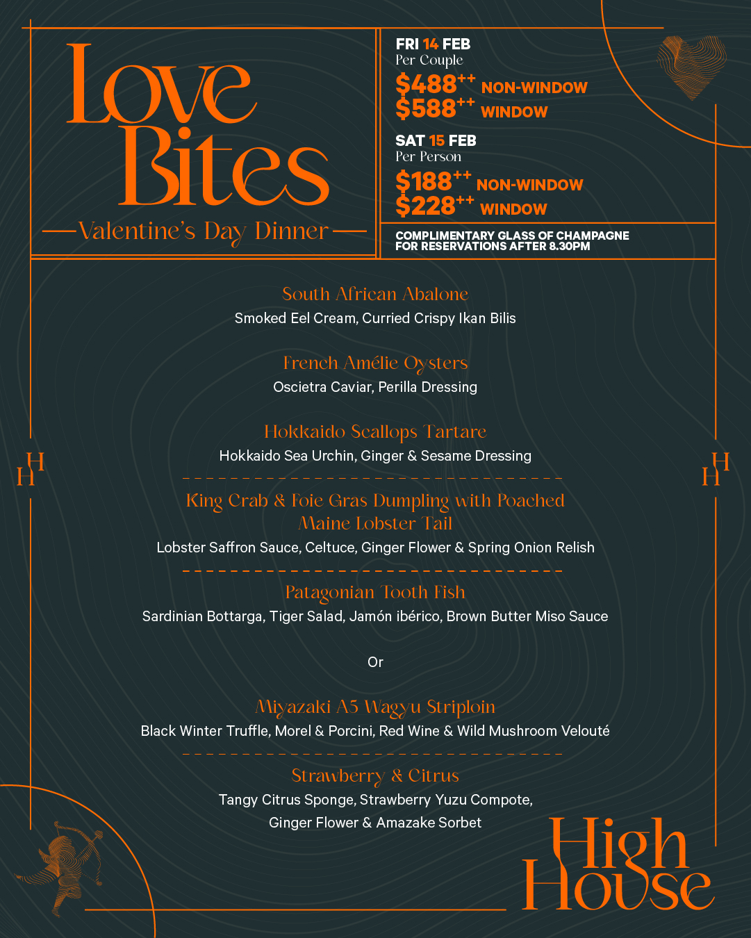 Make A Reservation | High House