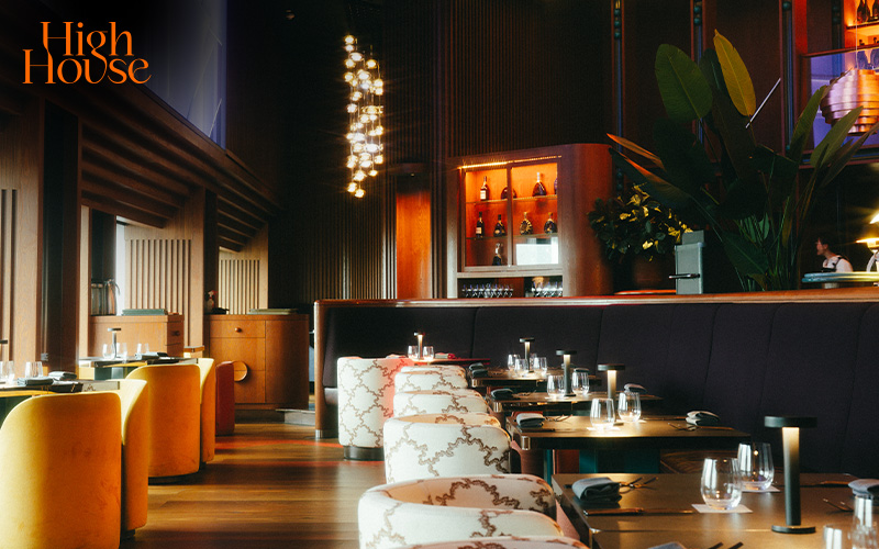 High House interior, a restaurant with a luxurious ambience