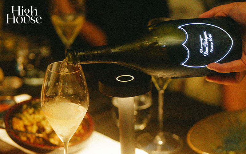 Close-up of a plated savory dish with salad