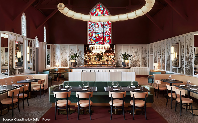 Claudine by Julien Royer for a business lunch