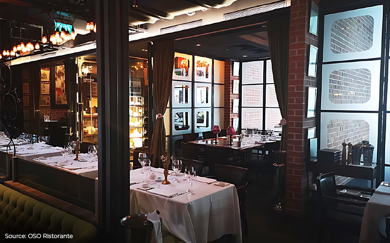 OSO Ristorante for a seamless business lunch
