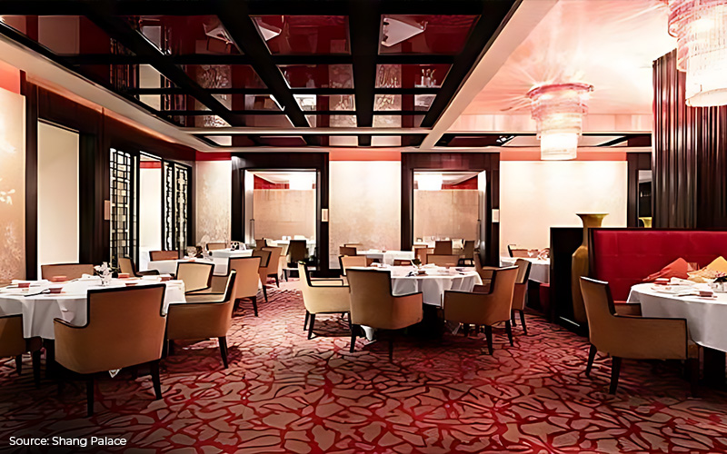 Shang Palace restaurant for an elegant dining experience
